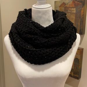Black Infinity Scarf